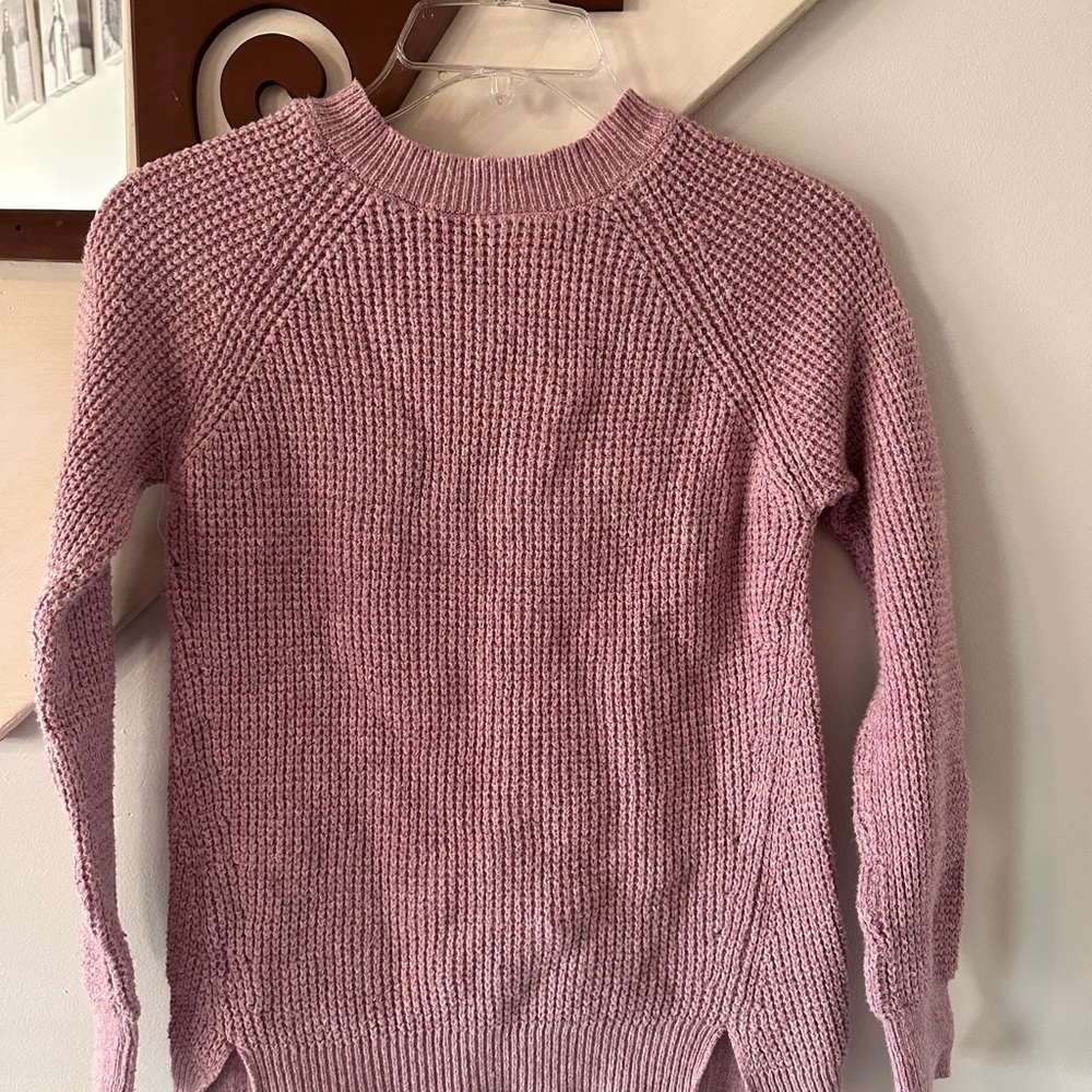 Forever 21 Mauve Crew Neck Sweater
